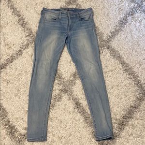 American Eagle light wash jegging 12 long